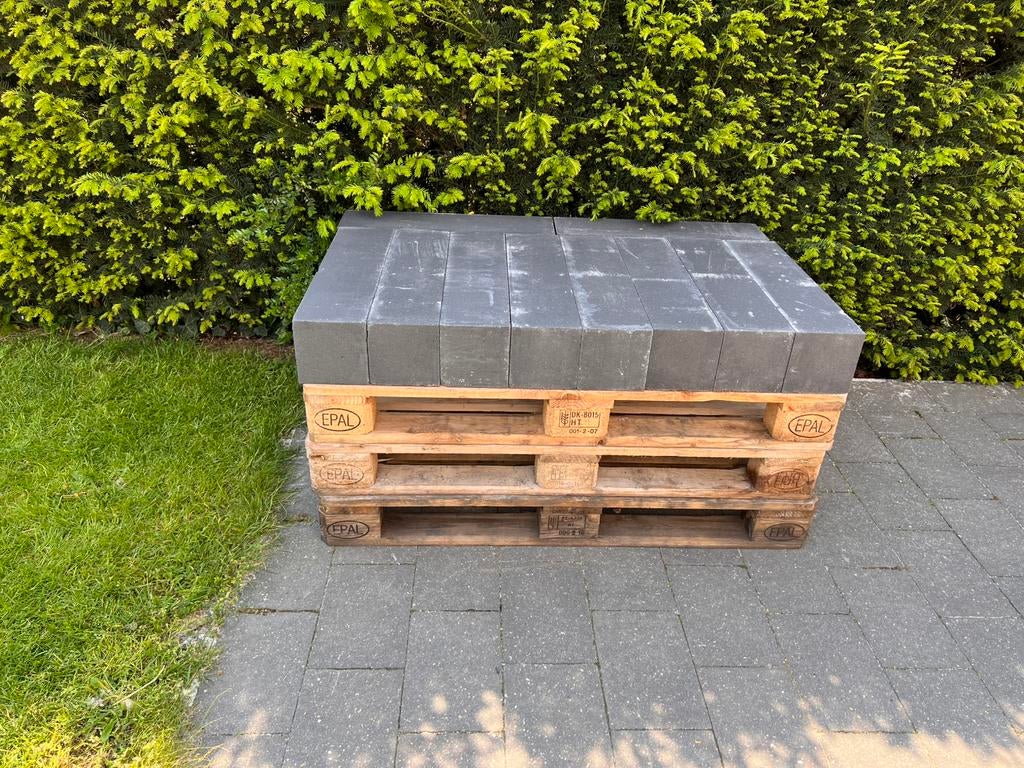 Antraciet stapelblok 60x15x15, Tuin en Terras, Bielzen en Borders, Ophalen, Nieuw, Minder dan 100 cm, Minder dan 25 cm