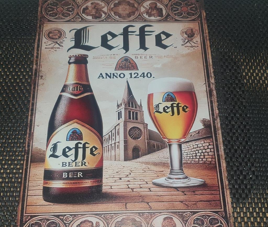 Geef uw Mancave, Bar of Garage de Authentieke Sfeer., Verzamelen, Biermerken, Ophalen of Verzenden, Nieuw, Reclamebord, Plaat of Schild