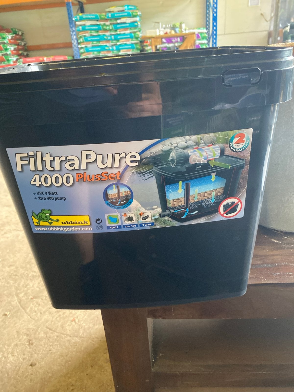 Ubbink FiltraPure 4000 PlusSet Vijverfilter met UVC en pomp, Ophalen, Nieuw