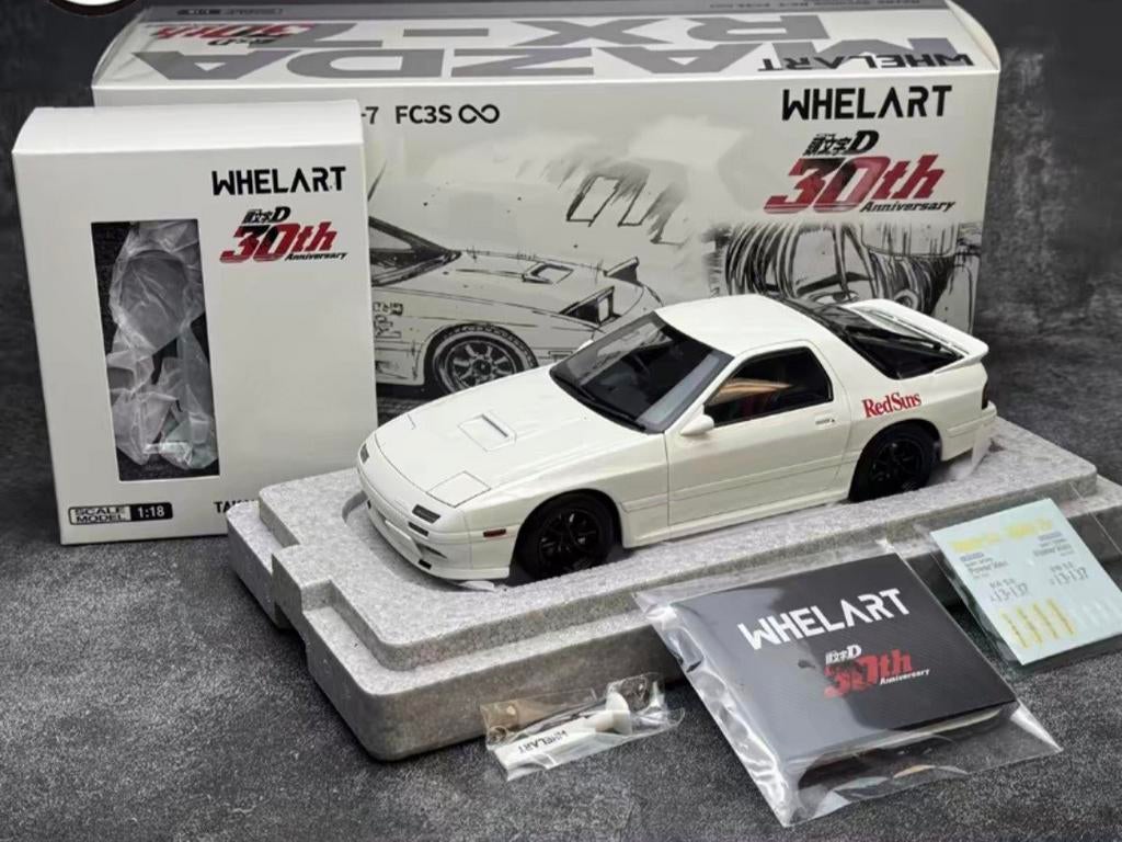 1:18 Mazda RX7 FC3S Initial D Whelart met poppetje, nieuw, Hobby en Vrije tijd, Modelauto's | 1:18, Ophalen of Verzenden, Nieuw