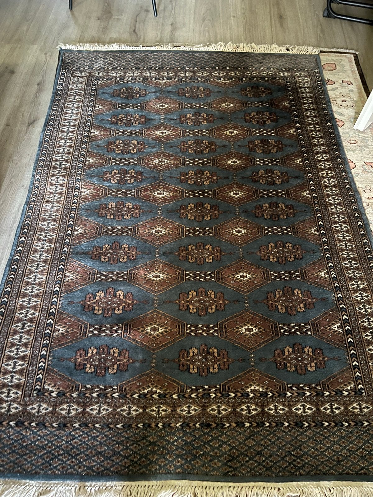 Prachtig Perzisch tapijt 128x190 cm, Ophalen, Gebruikt, 100 tot 150 cm, Blauw