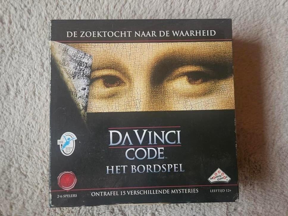 Da Vinci Code Bordspel - Ontrafel Mysterieuze Codes, Hobby en Vrije tijd, Gezelschapsspellen | Bordspellen, Een of twee spelers