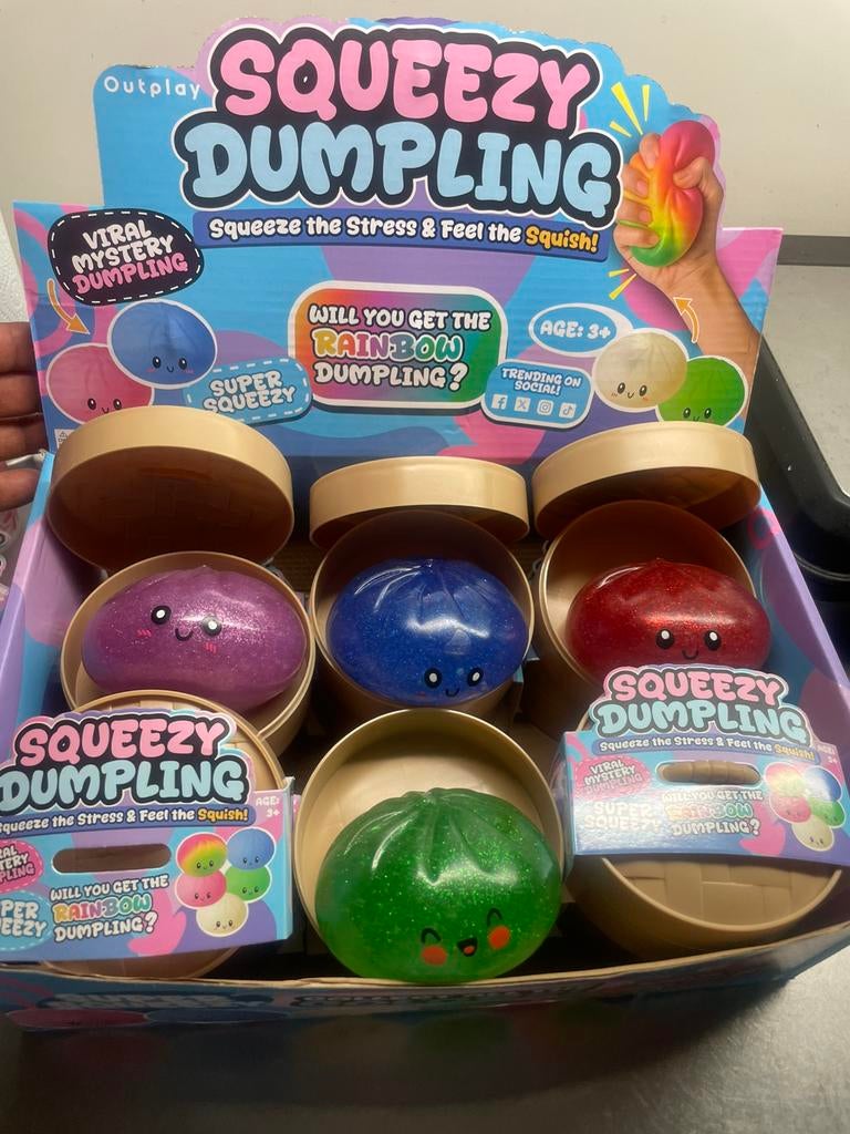 Squeezy/squisy Dumpling glitter vanaf €2,75, Ophalen, B, Nieuw, A