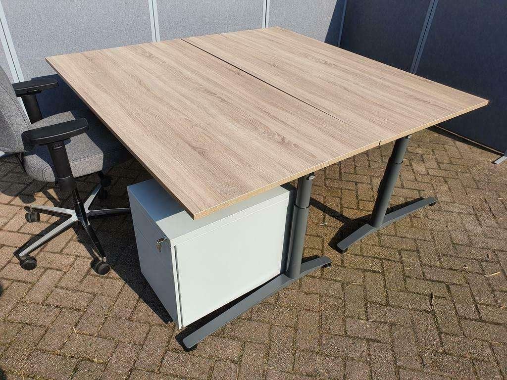 Werndl verstelbaar bureau met nieuw blad 180x90 of 200x100, Huis en Inrichting, Bureaus, Overige typen, In hoogte verstelbaar