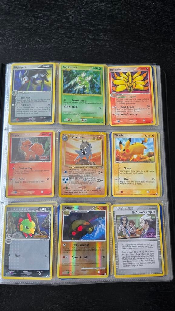 Pokemon kaarten collectie incl map, Ophalen of Verzenden, Meerdere kaarten