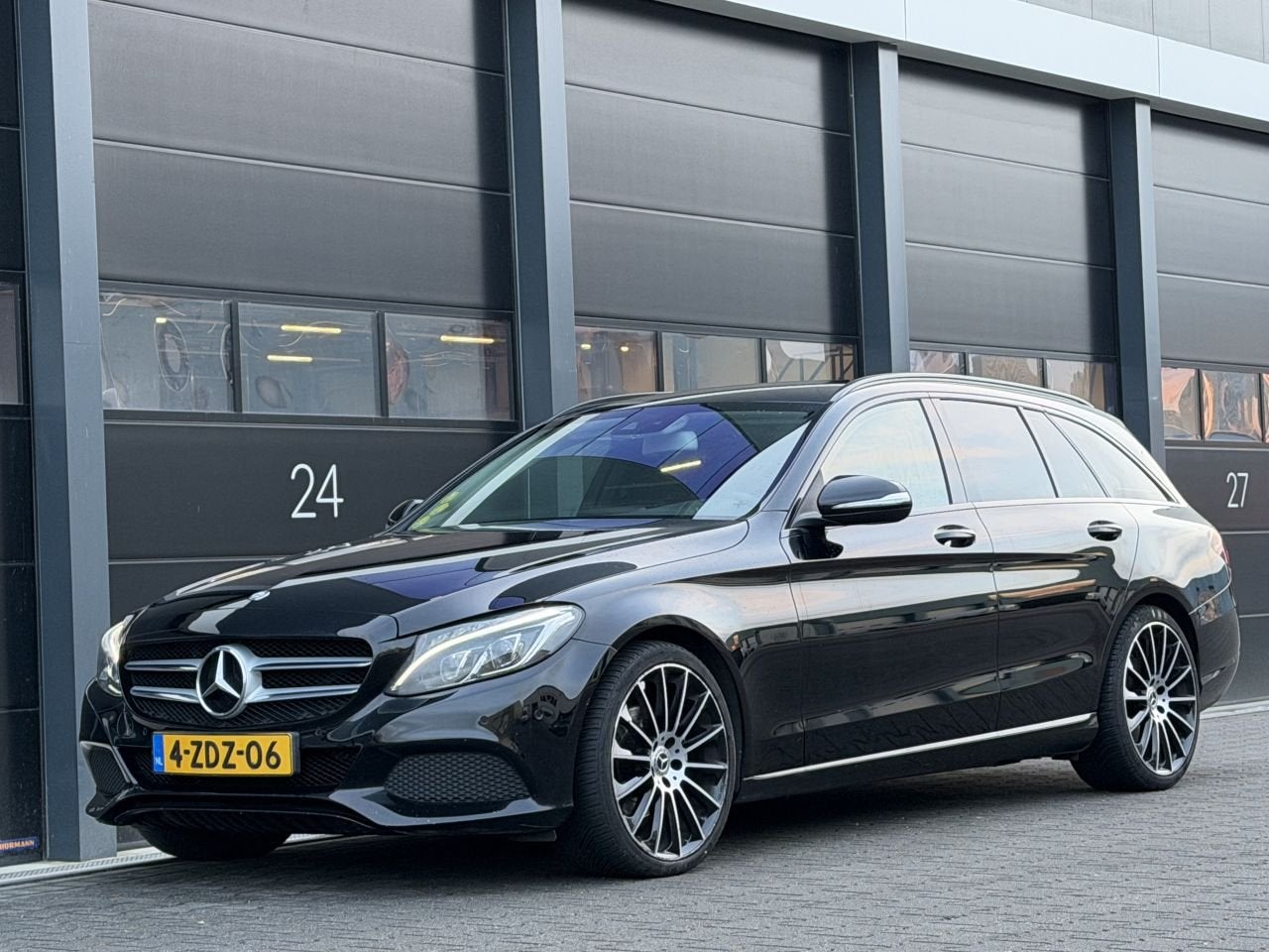 Mercedes-Benz C-Klasse 220 CDI Leer Clima Navi EURO-6, Auto's, 1800 kg, 4 cilinders, Vierwielaandrijving, 168 €/maand