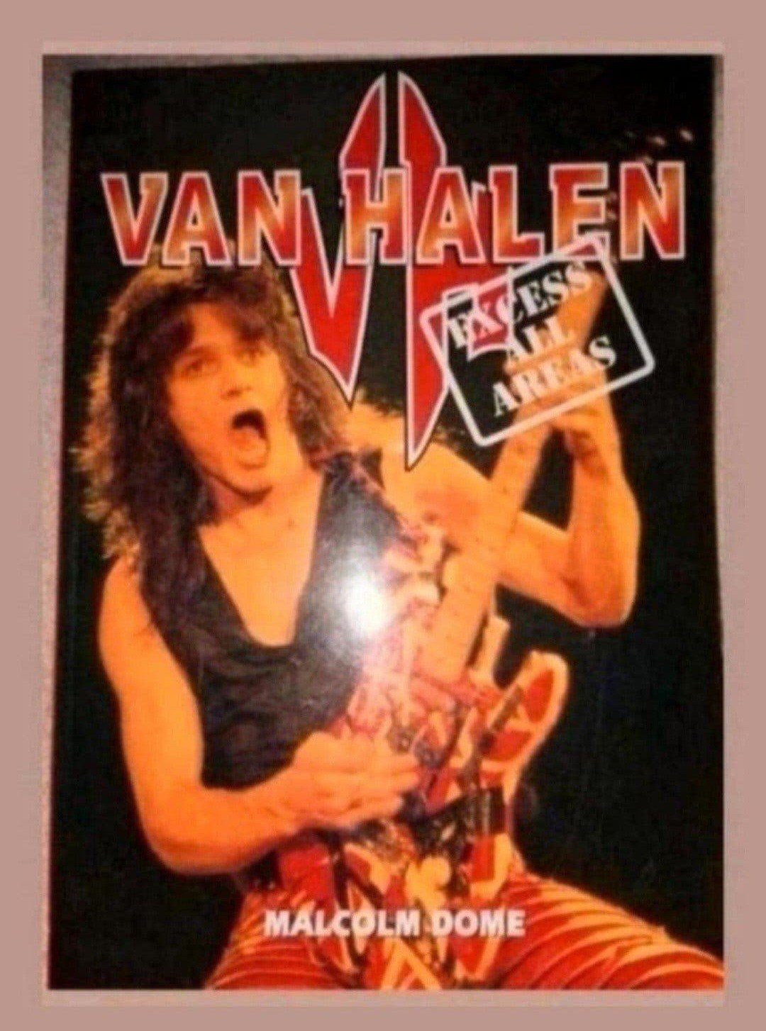 Van Halen: Excess All Areas - Malcolm Dome, Ophalen of Verzenden, Zo goed als nieuw, Artiest, Malcolm Dome