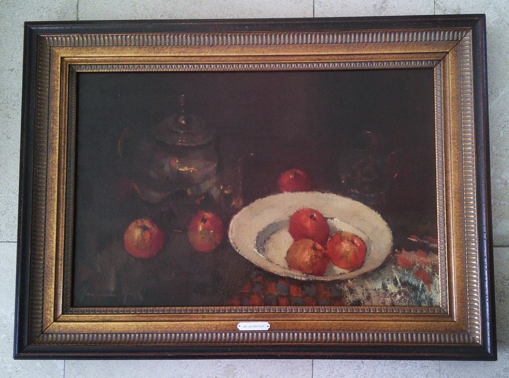 Gevarieerd Stilleven - Jan van den Hurk 1977-2000, Doek, Stilleven, Impressionistisch, Ophalen of Verzenden