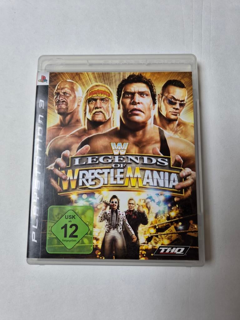 WWE Legends of WrestleMania PS3 - Compleet, Gebruikt, Onbekend, 2 spelers, Eén computer