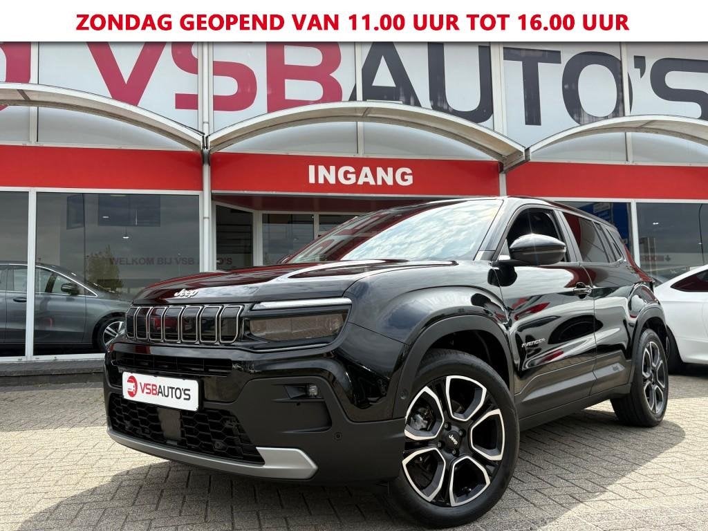 Jeep AVENGER 1.2e-HYBRID AUT. SUMMIT HALF-LEER LED NAVI CAME, Auto's, Jeep, Automaat, 101 pk, Gebruikt, 1199 cc