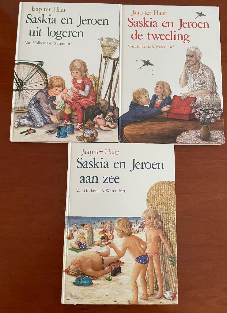 3 Saskia en Jeroen boekjes Jaap ter Haar 1983, Boeken, Gelezen, Fictie algemeen, Ophalen of Verzenden, Jaap ter Haar