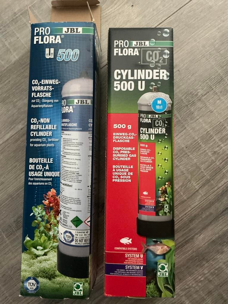 Wegwerpflessen voor een jbl co2 installatie, Ophalen, JBL, Zo goed als nieuw, CO₂-systeem