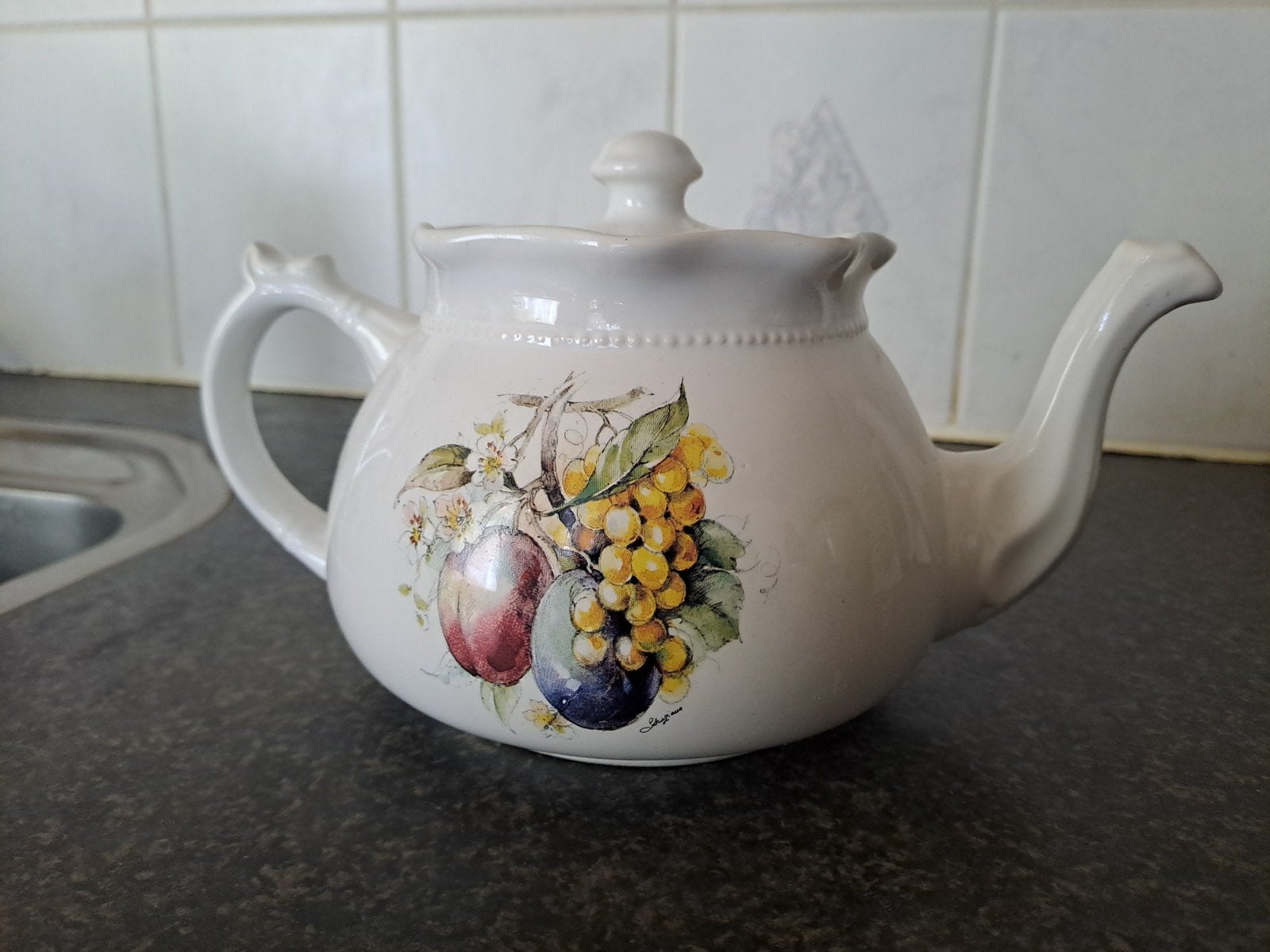 Vintage Arthur Wood Theepot - Staffordshire, Engeland, Antiek en Kunst, Antiek | Porselein, Ophalen of Verzenden