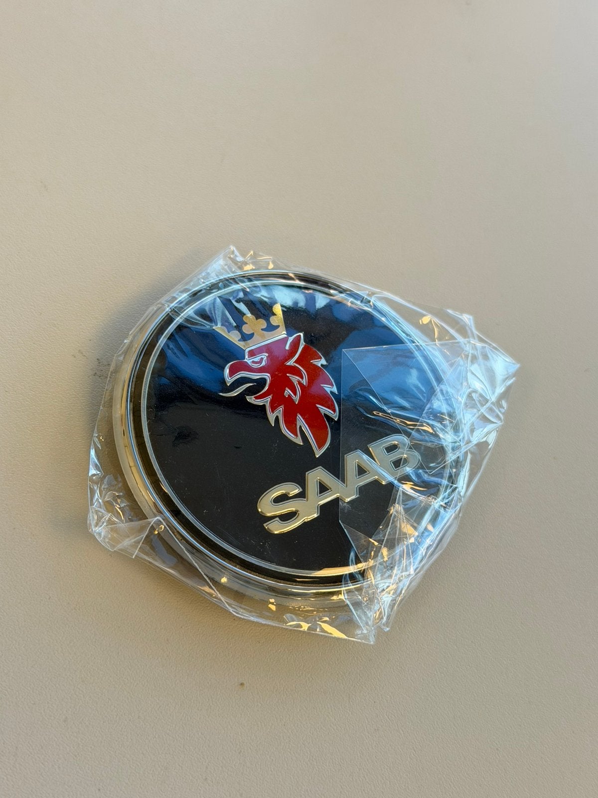 Saab Motorkap Embleem origineel Badge 9-3 03-12 & 9-5 98-10, Ophalen of Verzenden, H, H, H