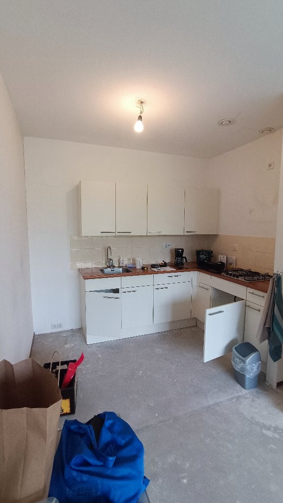 Keuken, Huis en Inrichting, Ophalen, Gebruikt, Wit, Hoekkeuken