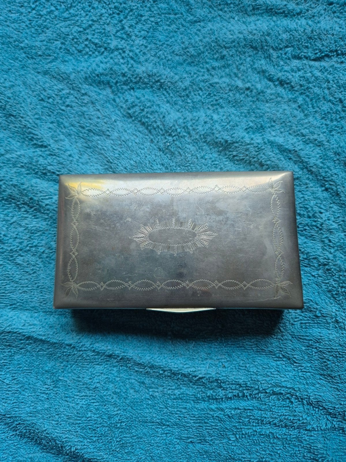 Doosje denk voor shag of sigaretten, Antiek en Kunst, Antiek | Goud en Zilver, Ophalen of Verzenden