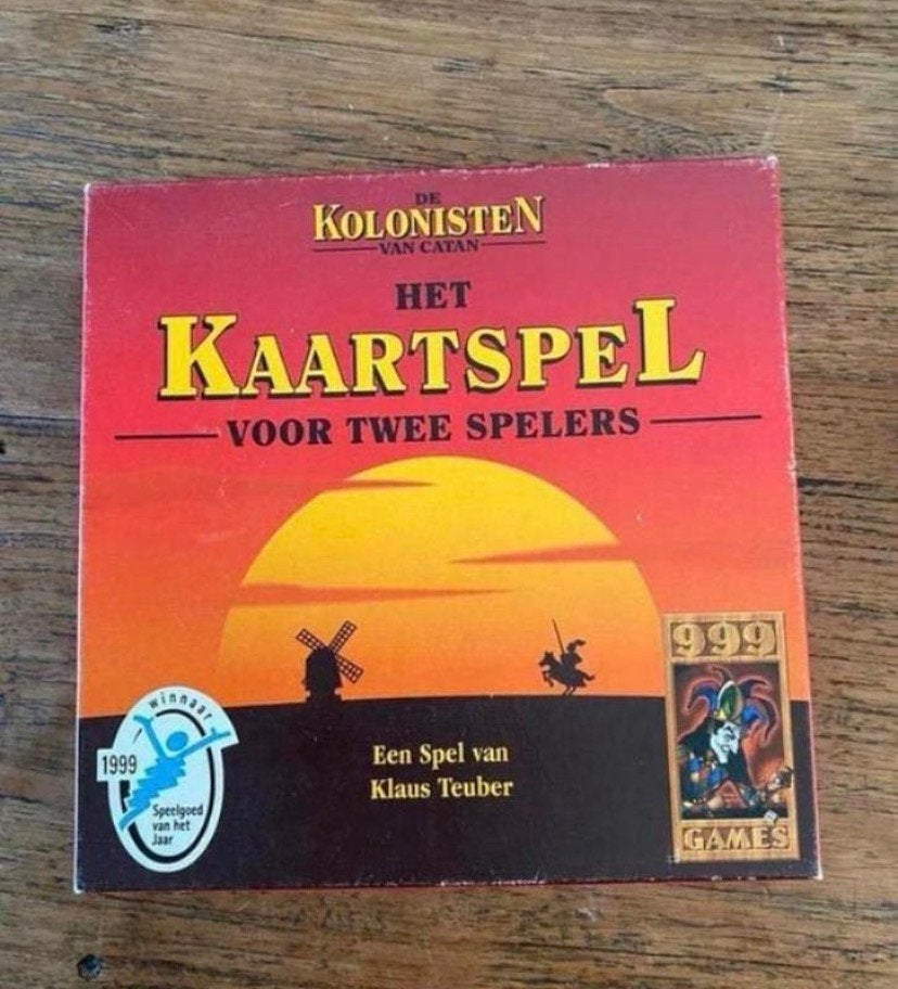 Kolonisten van Catan – Kaartspel (2 spelers), Een of twee spelers, Ophalen of Verzenden, Zo goed als nieuw