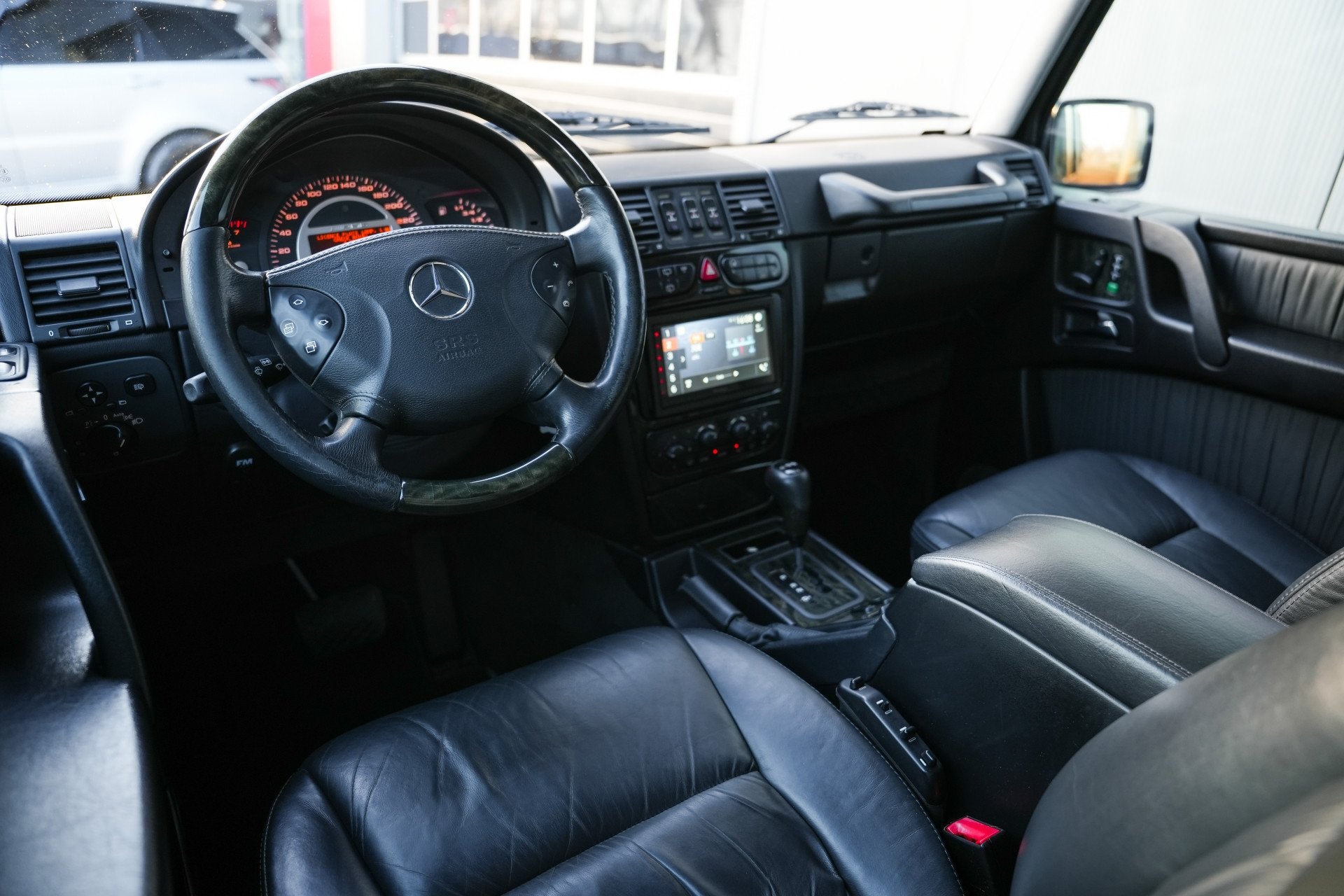 Mercedes-Benz G-Klasse AMG 55 K. 476 pk St.Wagon AMG-Sportpa, Auto's, Mercedes-Benz, Automaat, Gebruikt, G-Klasse, 7 stoelen