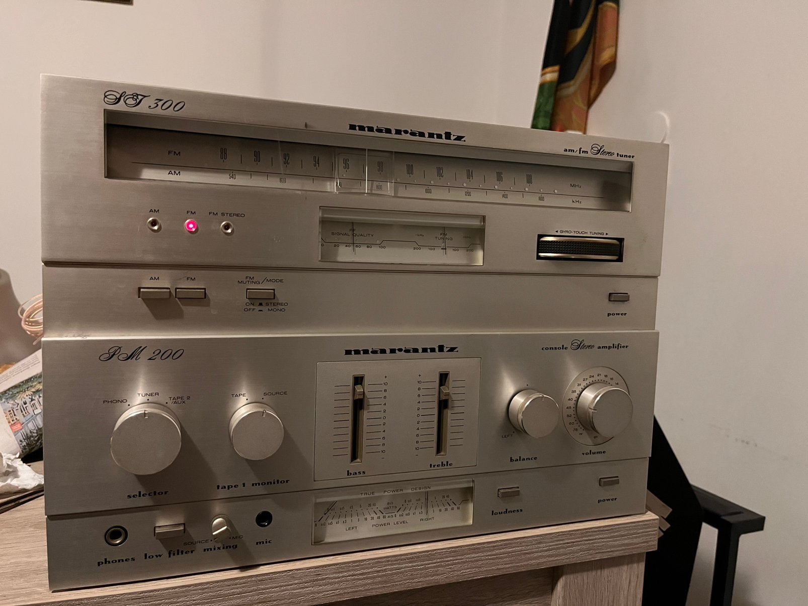 Vintage Marantz Hifi Set: PM 200 Versterker & ST 300 Tuner, Ophalen, Marantz