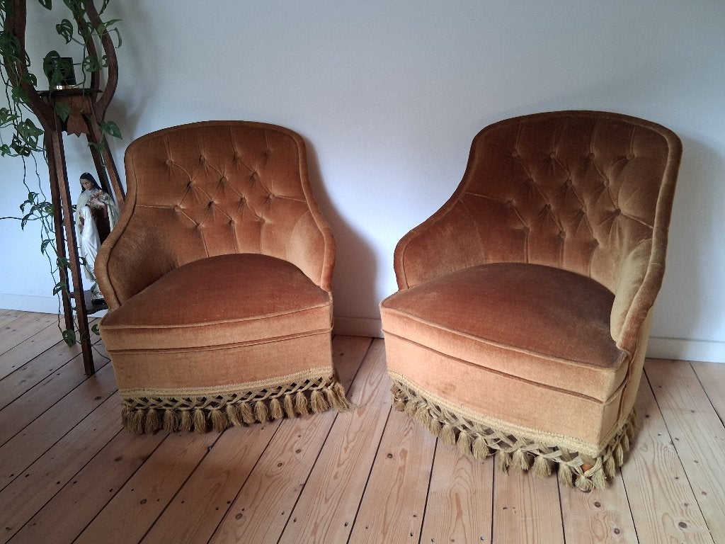 Franse boudoir fauteuils 2 stuks., Ophalen