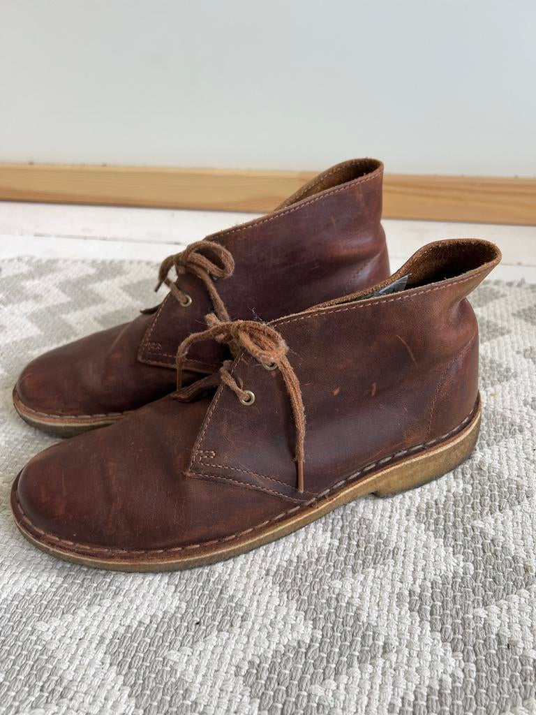 Clarks desert boot maat 40, Bruin, Overige typen, Ophalen of Verzenden, Gedragen