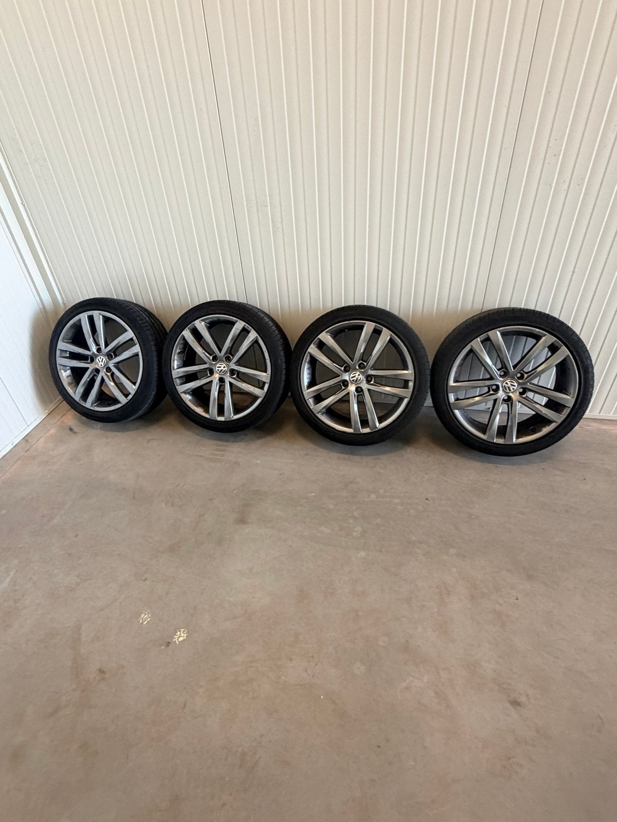 18 inch velgen met banden 5x112, Ophalen, Gebruikt