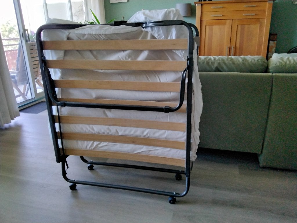 Vouwbed, Ophalen, Gebruikt, 90 cm, Eenpersoons
