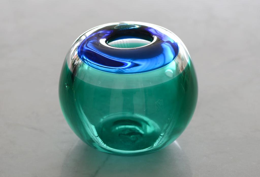 ✅ Roel Olivier UNICA vaas Glasfabriek Leerdam ca. 2000, Ophalen of Verzenden