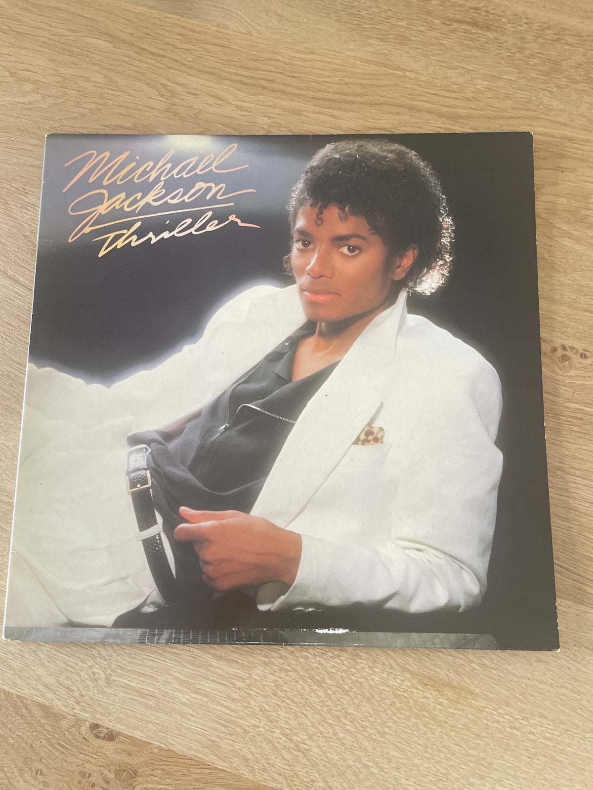 Michael Jackson Thriller LP (Originele NL persing uit 1982), LP, Gebruikt, Pop, Originele persing