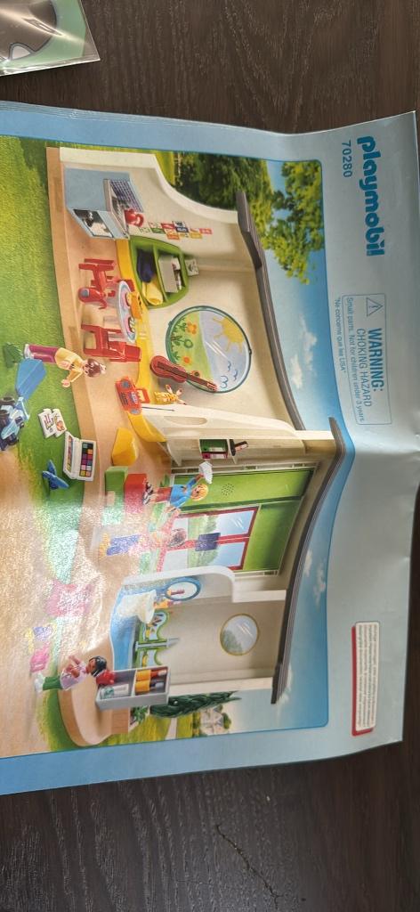 Playmobil peuterschool 70280, Kinderen en Baby's, Speelgoed | Playmobil, Ophalen, Zo goed als nieuw, Complete set