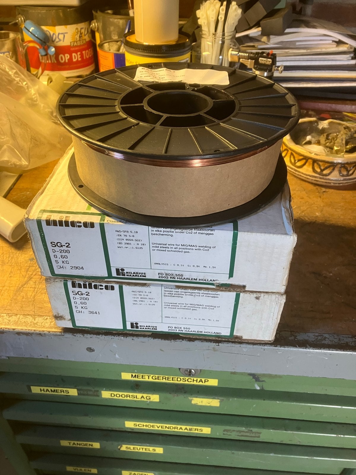 CO2 lasdraad 0.8mm (15kg) 0.6mm (5kg), Ophalen of Verzenden, Nieuw, Co2