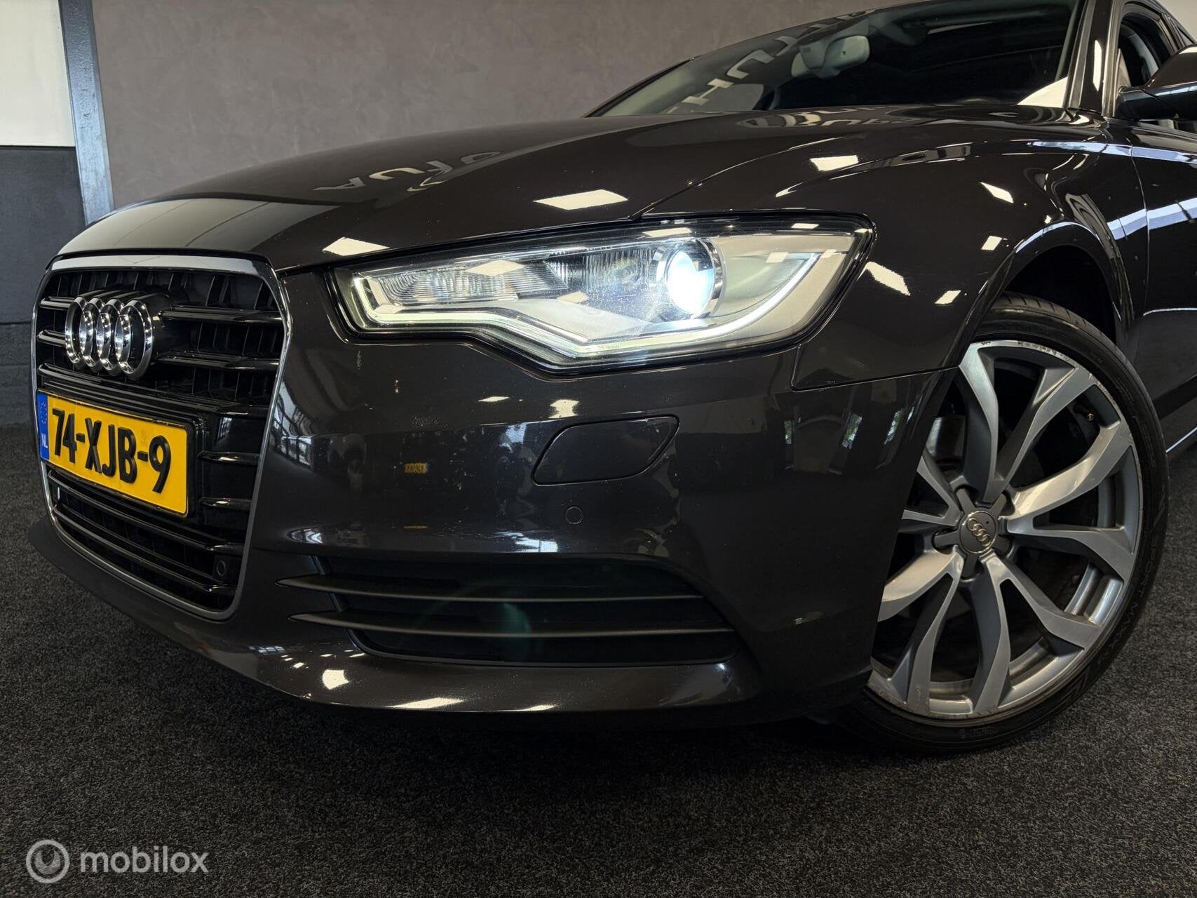 Audi A6 Avant 2.0 TFSI Pro Line Plus DAKJE / NAVI / 4-ZONE C, Auto's, Euro 5, 15 km/l, Gebruikt, Zwart