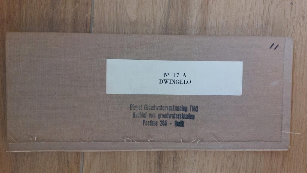 17A Dwingeloo Hijken Hoogersmilde Stafkaart uit 1975, Boeken, Topografische Dienst Nederland, Ophalen of Verzenden, 1800 tot 2000