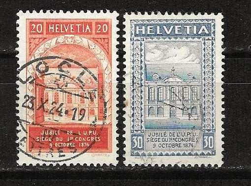 Zwitserland 192-193, Ophalen of Verzenden, Gestempeld