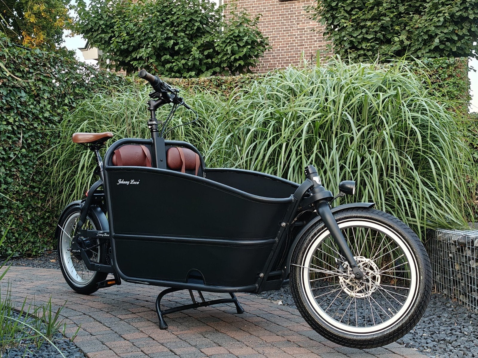 Electrische Johnny Loco Twincruiser bakfiets demomodel, Ophalen, Elektrisch, Zo goed als nieuw, 2 kinderen