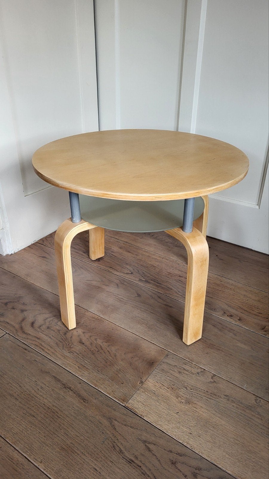 vintage tafeltje  Ikea, Ophalen, Gebruikt, Rond, Minder dan 55 cm