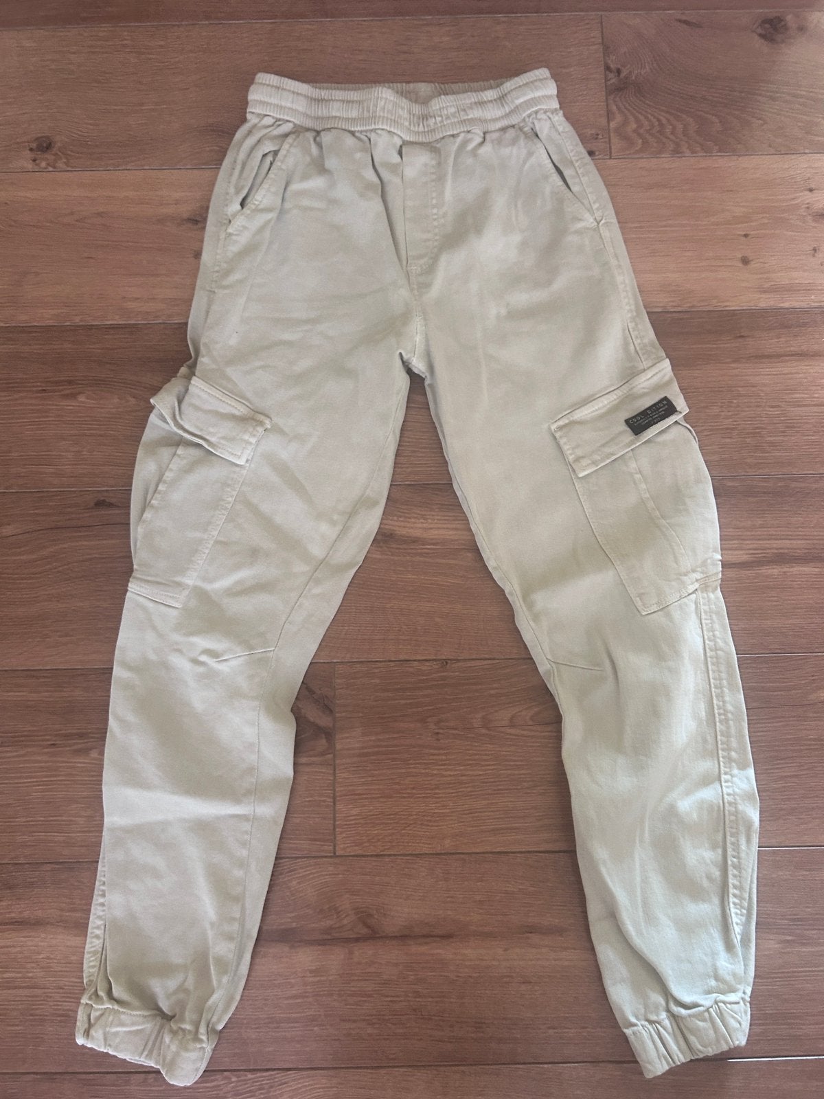 Maat 152 zara broek cargo jongen beige katoen, Ophalen of Verzenden, Zo goed als nieuw, Overige maten, Beige
