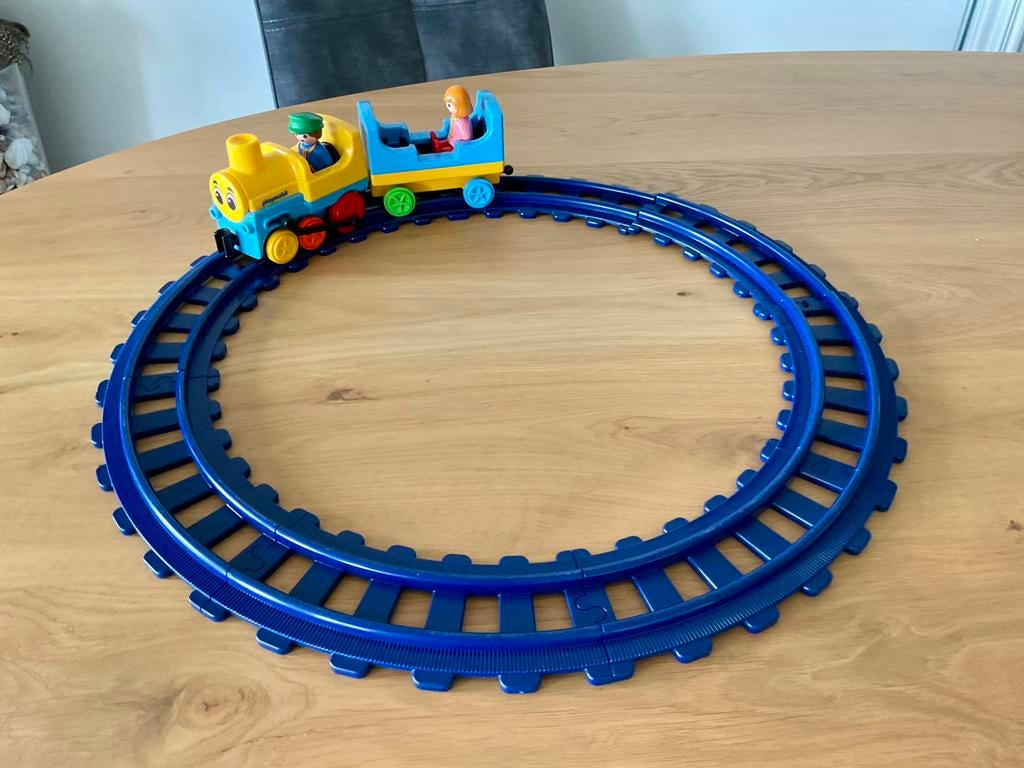 Playmobil 123 - Trein 6760 - set uit 2007, Kinderen en Baby's, Speelgoed | Playmobil, Ophalen, Gebruikt