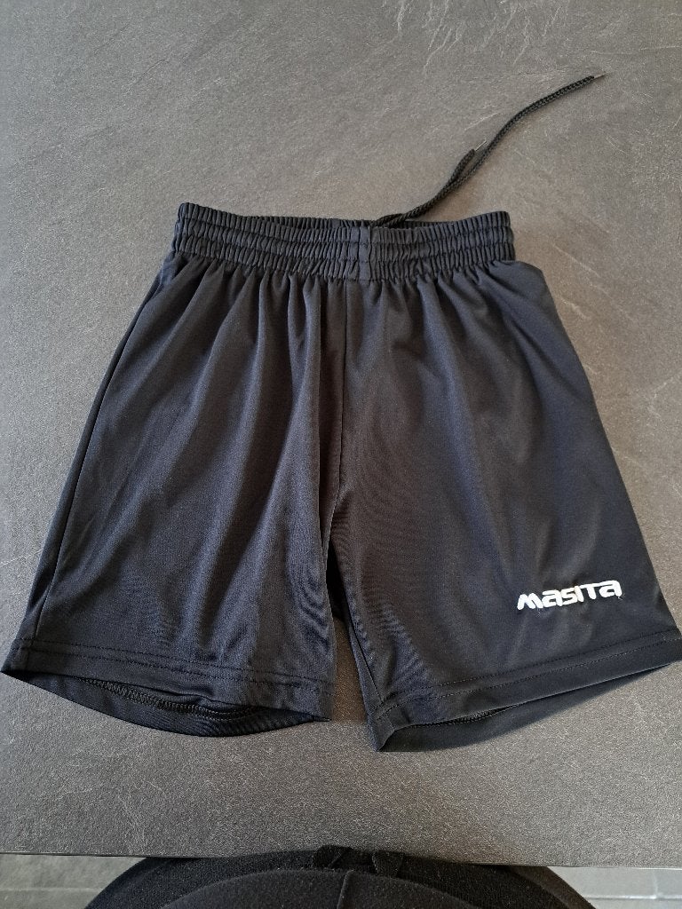 Masita Sportbroek Zwart Maat 128, Jongen of Meisje, Sport- of Zwemkleding, Ophalen of Verzenden, Zo goed als nieuw