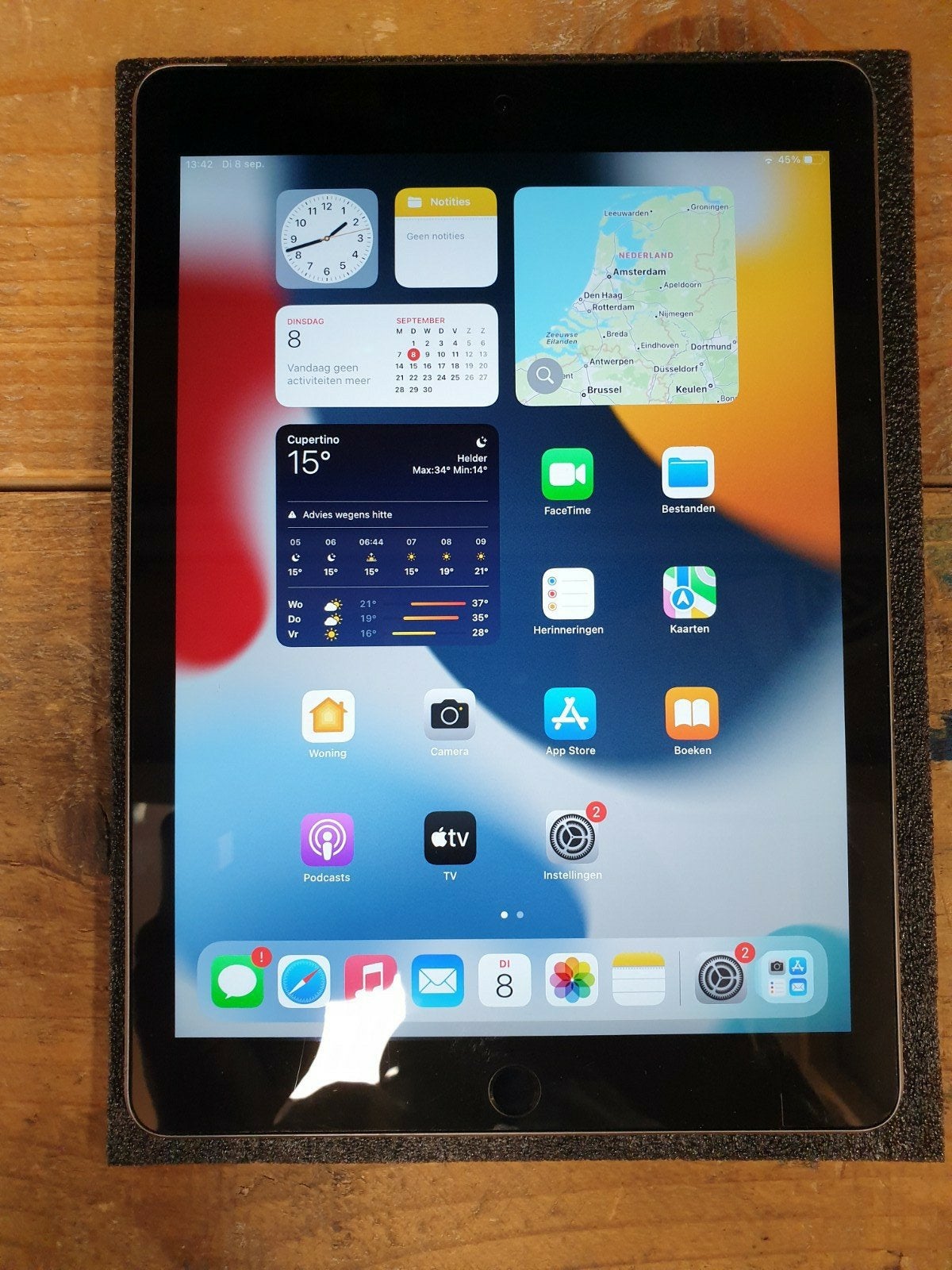 Ipad Air 2 128GB, Computers en Software, Apple iPad Air, Zo goed als nieuw, Grijs, Ophalen