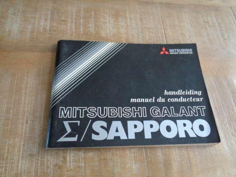 Mitsubishi Galant - Sapporo - Handleiding Instructieboek NL, Auto diversen, Verzenden