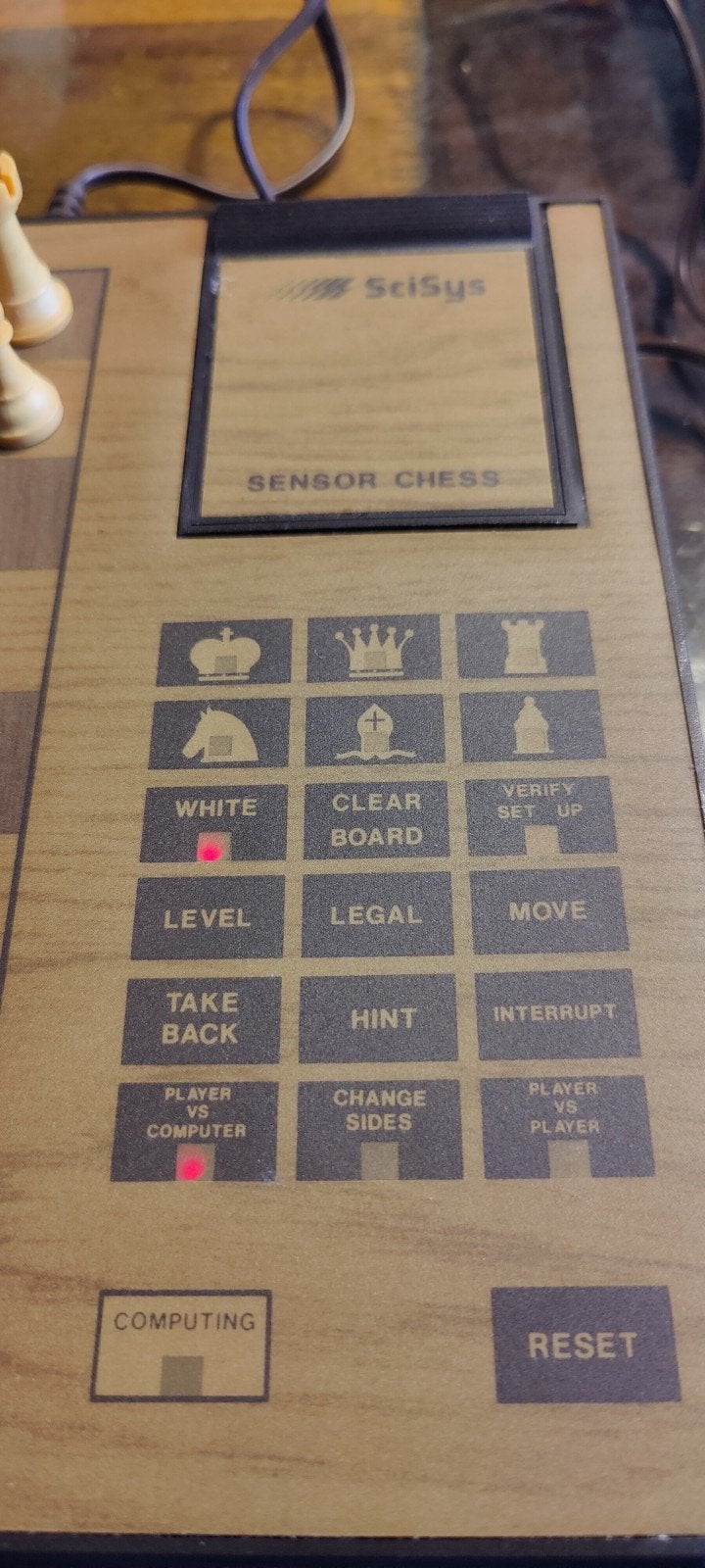 SciSys Sensor Chess - Elektronisch Schaakspel, Hobby en Vrije tijd, Een of twee spelers, Ophalen of Verzenden, Gebruikt, SciSys