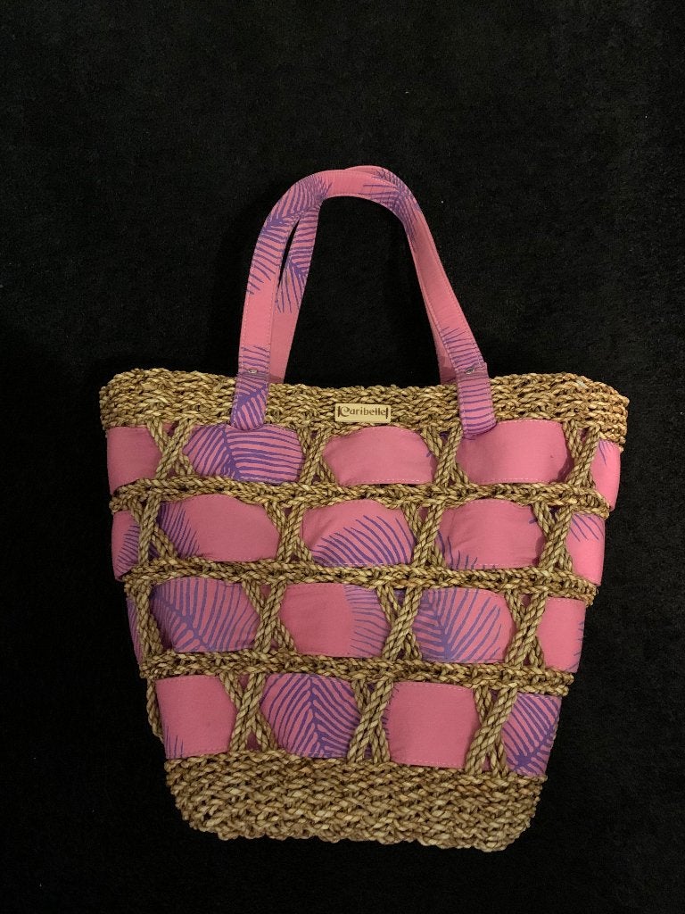 Caribelle Batik rieten tas, Ophalen of Verzenden, Zo goed als nieuw, Overige kleuren, Overige typen