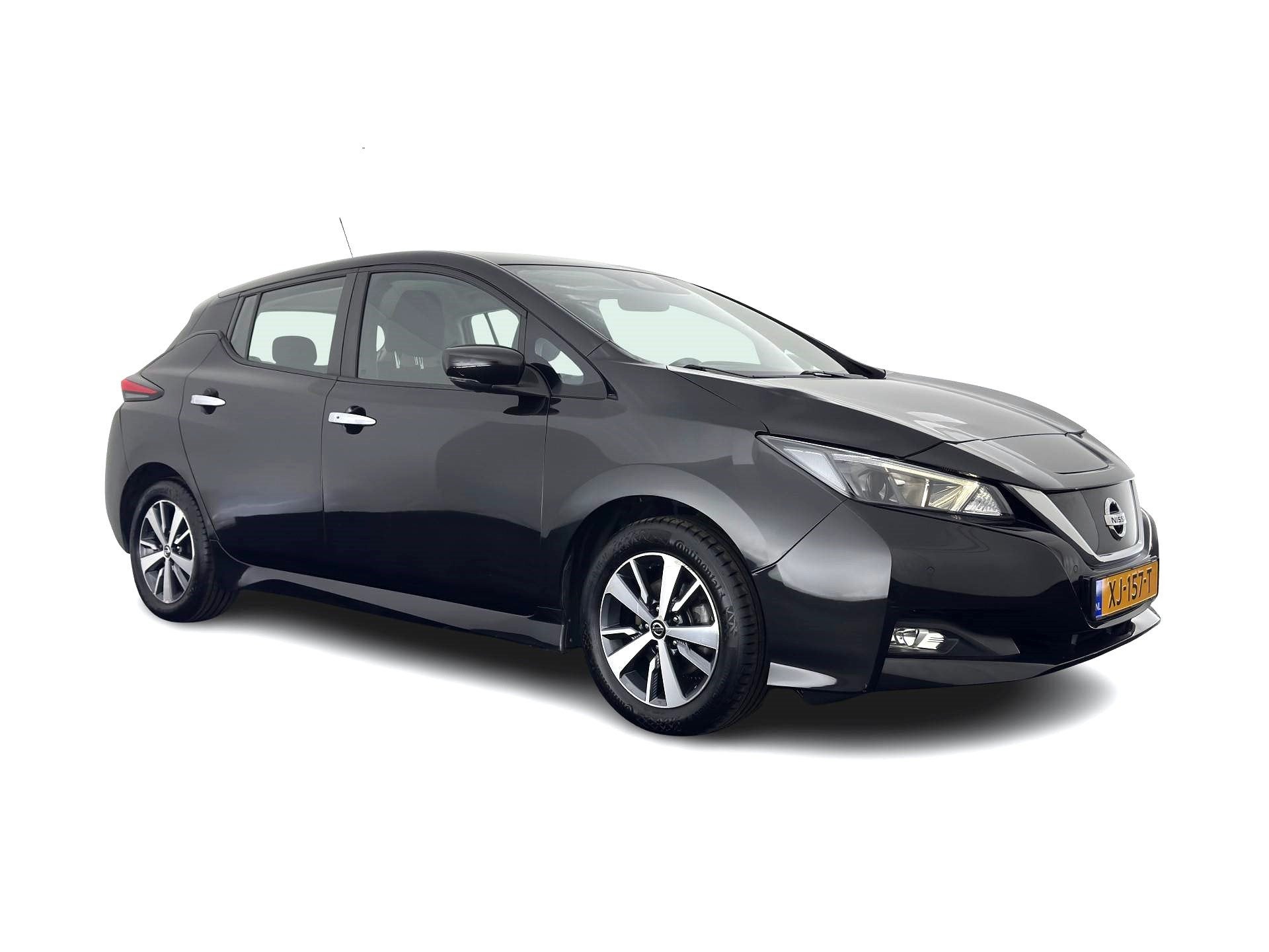 Nissan Leaf N-Connecta 40 kWh (INCL-BTW) Aut. *HEATPUMP | NA, Stof, Gebruikt, Zwart, Adaptive Cruise Control