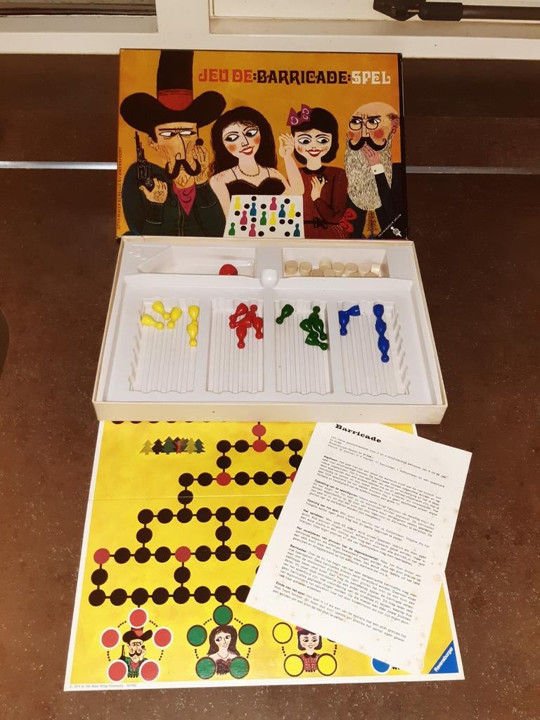 Jeu de barricade spel 1960, Ophalen of Verzenden, Zo goed als nieuw