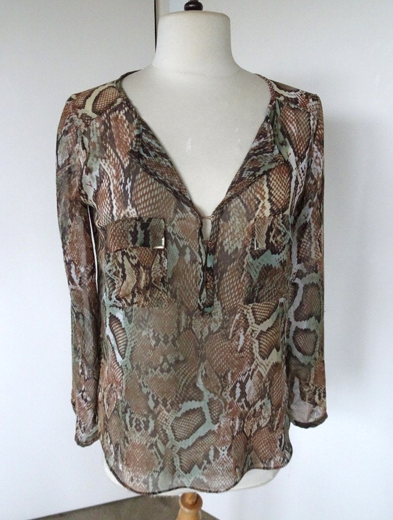TOP / BLOUSE VAN ZARA MAAT 38 *, Maat 38/40 (M), Meerkleurig, Zara, Ophalen of Verzenden