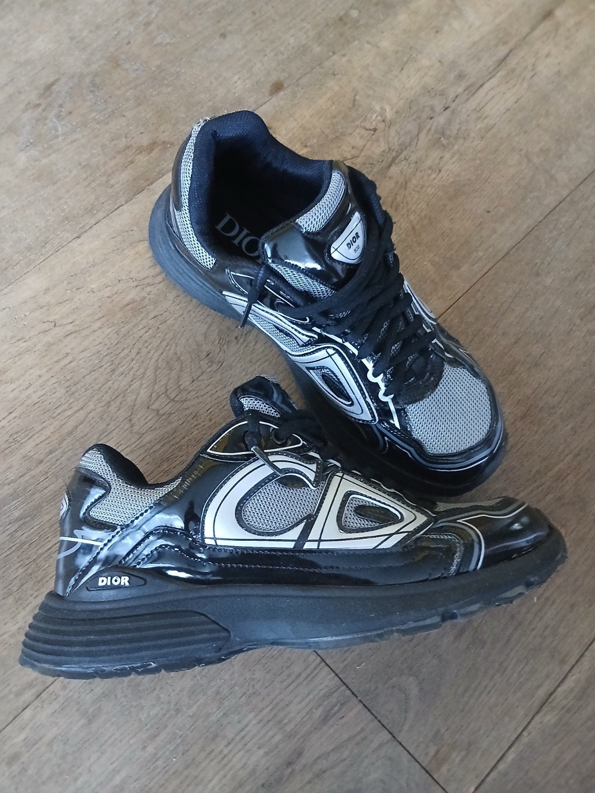 Dior B22 Sneakers Zwart/Grijs Maat 42, Kleding | Heren, Ophalen, Zwart, Sneakers of Gympen, Gedragen