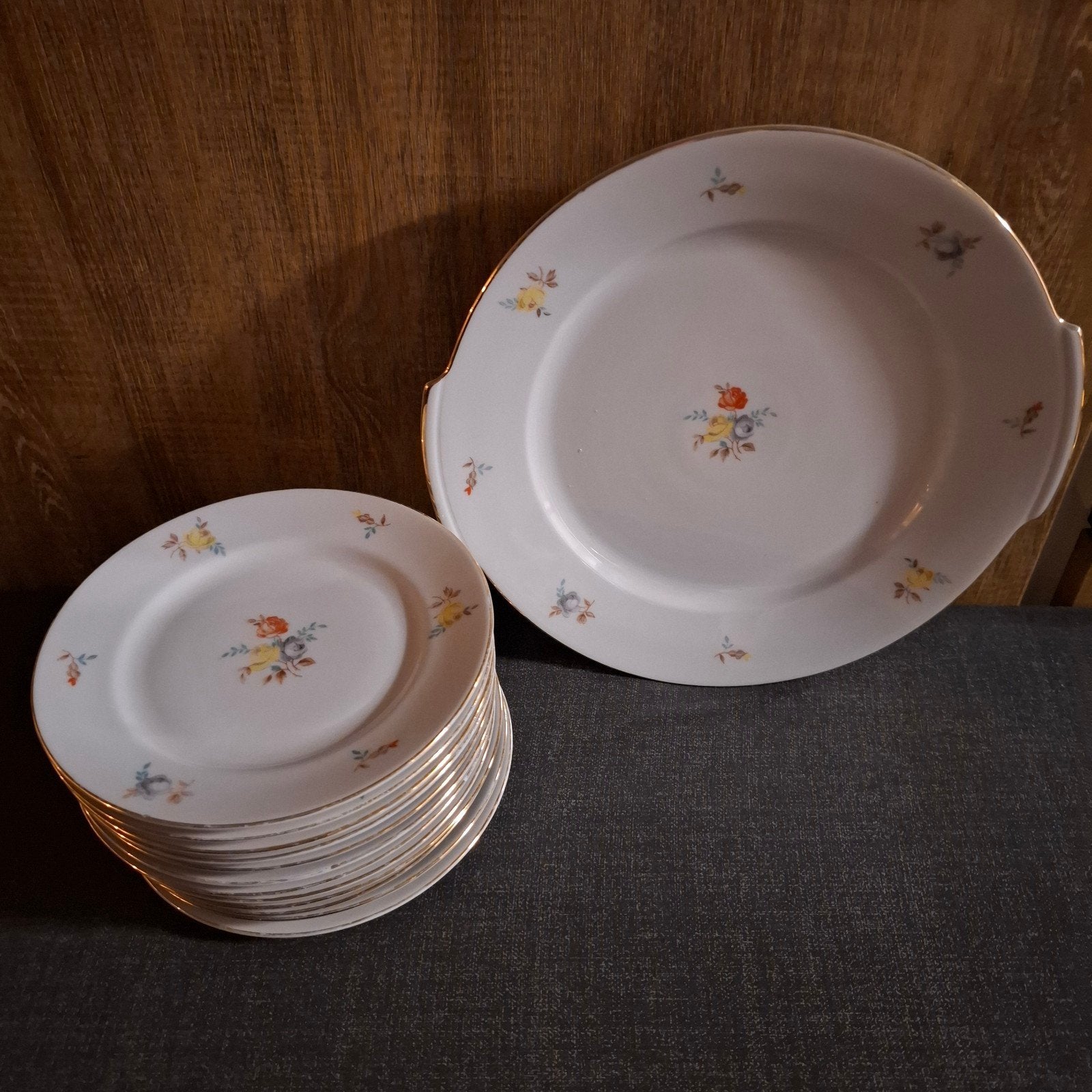 Vintage taartservies van Kahla, Antiek en Kunst, Ophalen