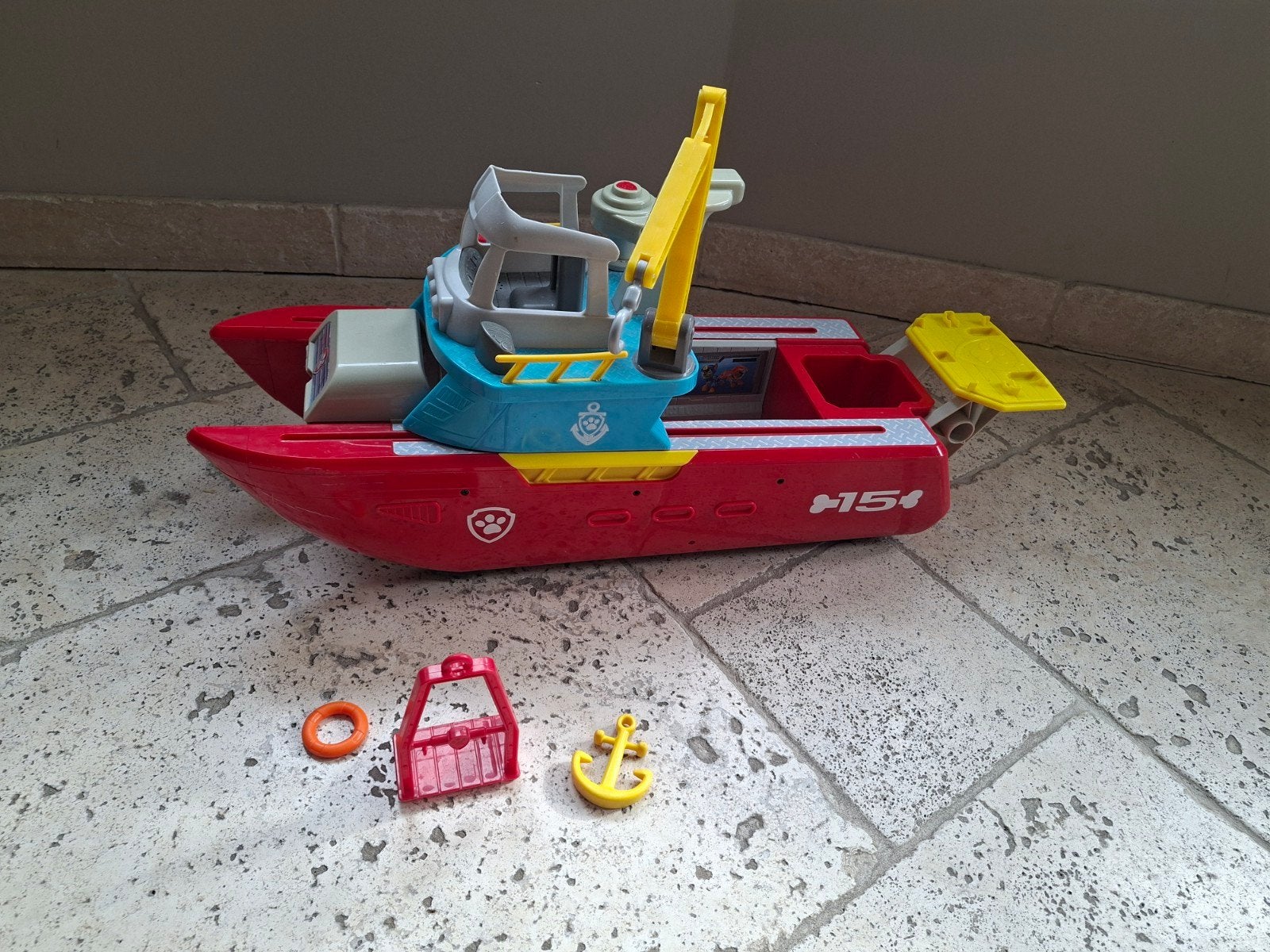Paw Patrol Sea Patroller boot met accessoires, Ophalen, Gebruikt
