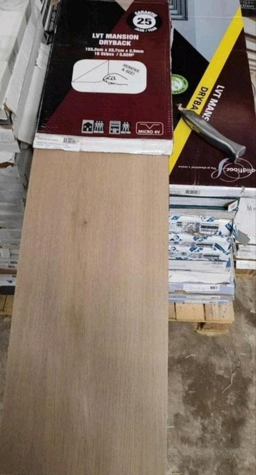 Solidfloor naturel pvc 7.24m2, Huis en Inrichting, Ophalen, Nieuw, 75 m² of meer, Overige typen